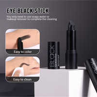 Costume de Cosplay pour Halloween, bâton étanche pour les yeux, peinture noire multicolore