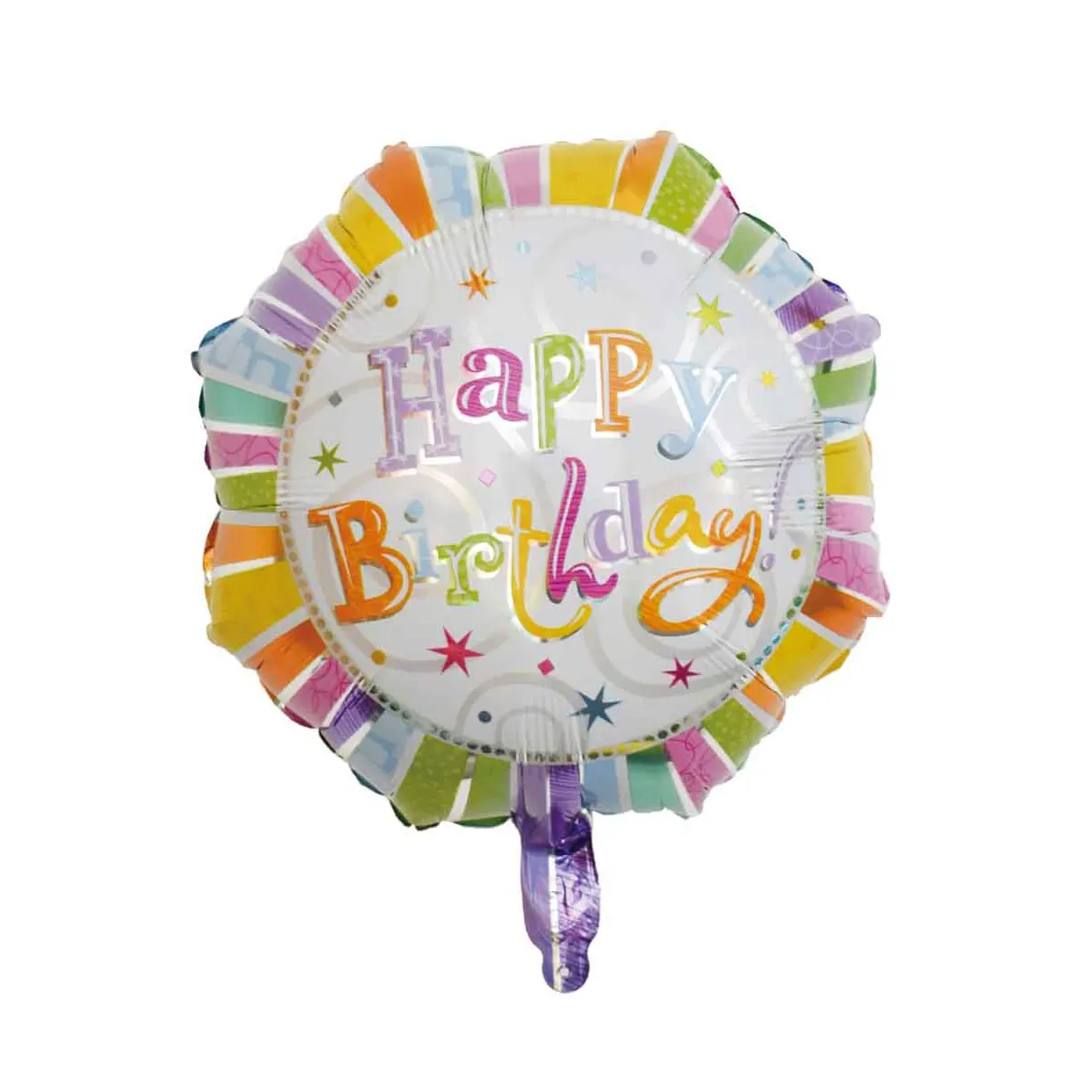 2022 Happy Birthday Aluminum Helium Foil Balloons Colorful Mylar Balloons Party Decoration