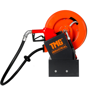 Elektrikli dizel yakıt hortumu makarası 10M 1 inç dahili 12V pompa + el nozulu-dizel gazyağı - Product Image 3