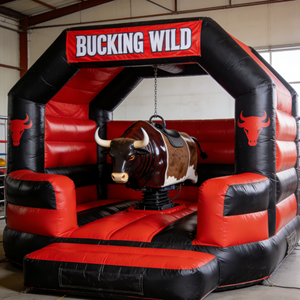 Taureau mécanique gonflable personnalisé, château gonflable, <span class=keywords><strong>trampoline</strong></span> gonflable pour adultes - Product Image 5