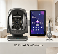 Appareil d'analyse cutanée numérique, Analyseur de diagnostic cutané facial par IA, Système de diagnostic par analyse UV, Scanner LED