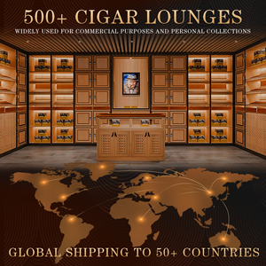 Humidor Electrónico de Cedro con Logotipo Personalizado OEM, Modelo L5, Gabinete para Cigarros de Cuero JC-152A, Venta al por Mayor de Fábrica, Humedad Constante, Capacidad para 1200 Cigarros - Product Image 4