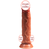 Pénis de simulation en silicone, machine à stimulation souple, godemiché, appareil de masturbation unisexe, jouets sexuels pour adultes, écologique, 100% étanche