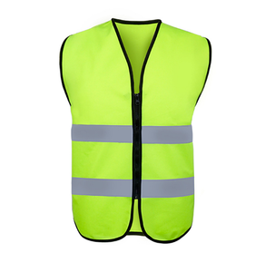 Gilet di Sicurezza Riflettente con Cerniera OEM per Cantieri Edili e Lavoratori Stradali - Product Image 3