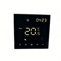 Système de chauffage au sol pour hôtel moderne, thermostat programmable à écran tactile électrique avec installation facile pour le contrôle du chauffage au sol