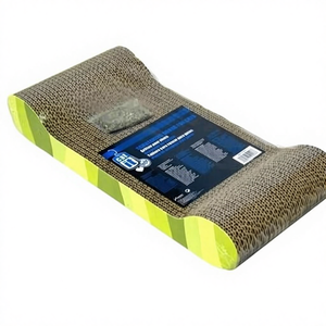 Rascador de Piso de Sisal Estilo Catit con Catnip-Jungle-Stripe Lounge, 14.7 Onzas - Product Image 1