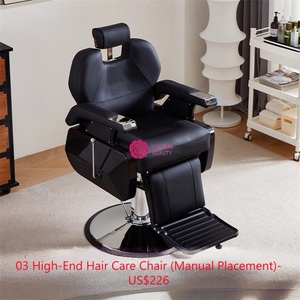 Sillón de Barbería Moderno Belmont Gris de Yicheng Beauty, Nuevo Estilo, Sillón de Peluquería de Cuero Sintético en Venta - Product Image 6