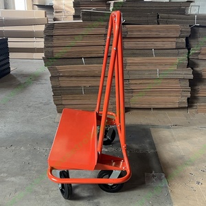 Carro para paneles de yeso de gran capacidad, plataforma rodante móvil de yeso con 4 ruedas giratorias - Product Image 4