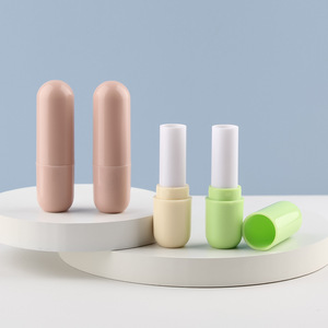 Emballage de bâton à lèvres ovale vide personnalisé Tubes de <span class=keywords><strong>baume</strong></span> à lèvres emballage cosmétique Chapstick - Product Image 3