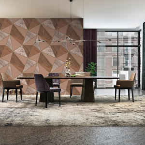 Vinyl Waterproof Wall Decor Velvet Wallpaper <b>Rolls</b> Factory Supplier Suede 3D <b>PVC</b> Wallpaper for Home Decoration - Product Image 6