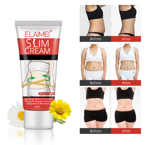 ELAIMEI 60ml Crème amincissante pour le ventre à base d'herbes naturelles, perte de poids, entraînement, crème chaude, marque privée, crème brûle-graisse, amincissement du corps - Product Image 2