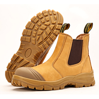 Bottes de sécurité anti-écrasement anti-perforation chaussures de sécurité à fond souple en acier pour hommes chaussures de travail industrielles OEM durables