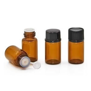 Botella de Vidrio de 1 2 3 4 5 ml para Muestras de Esencias, Botella de Aceite Esencial Color Té - Product Image 5