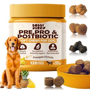 القط والكلب بروبيوتيك المناعي يمضغ القناة الهضمية الصحية تعزيز المكملات الغذائية للعناية المثلى بالعين - Product Image 1