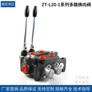 Válvula Hidráulica Integrada Multivía Weituo Hydraulics Serie ZT L20, Tipo de Conmutación de Doble Acción y Dirección Reversible - Product Image 2