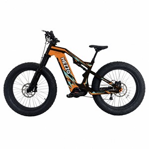 Vélo de montagne haute performance en fibre de carbone, moteur central 1000W, batterie 21AH, pneus larges 26*4.8, vélo électrique haut de gamme en fibre de carbone - Product Image 1