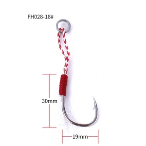 Bán buôn NEWUP 5 móc câu cá biển, mồi tôm kèm lông vũ - Product Image 3