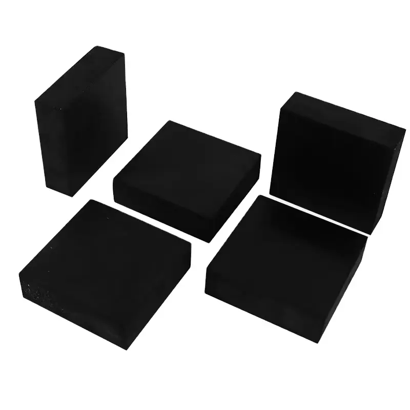 customized black rubber shock block noise rubber board mechanical buffer anti-shock anti-collision bearing pad rubber sheet