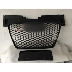 Prix direct usine pour pièces automobiles pour <span class=keywords><strong>Audi</strong></span> 2008-2014 <span class=keywords><strong>MK3</strong></span> <span class=keywords><strong>TT</strong></span> grille avant TTRS améliorée grille de pare-chocs cellulaire noire - Product Image 5