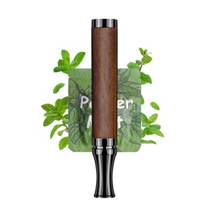 Inalatore d'Aria Senza Fumo in Legno <span class=keywords><strong>di</strong></span> Noce con Boccaglio in Acciaio Inossidabile per Set Regalo, Etichetta Privata - Product Image 5