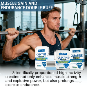 Tiras de Creatina Orgánica a Precio de Fábrica, Creatina Monohidratada y L-Taurina en Tiras Orales para Adultos, Crecimiento de la Masa Muscular - Product Image 2