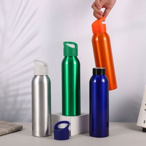 Promotional Custom Logo 650ml Aluminum Alloy Sports <b>Small</b> Mouth Outdoor Portable Climbing Travel Kettle Modern Water <b>Bottle</b> - Product Image 4