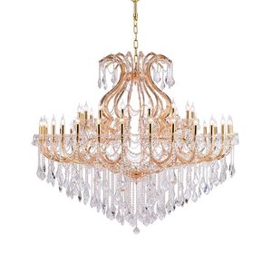Lustre en cristal classique Maria <span class=keywords><strong>Teresa</strong></span> K9 pour plafonnier à bougie de mariage - Product Image 1