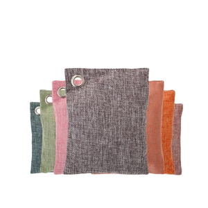 Nouveau sac en charbon de bambou solide 2025, réutilisable, écologique, parfum lavande, purification de l'air, désodorisation pour la maison, le placard à chaussures, la voiture - Product Image 1