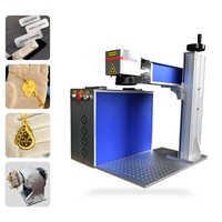 Machine de marquage et de gravure laser à fibre Mopa Lightburn JPT Raycus 30W 50W 60W 100W pour métaux, bijoux, bagues, colliers, acier, or