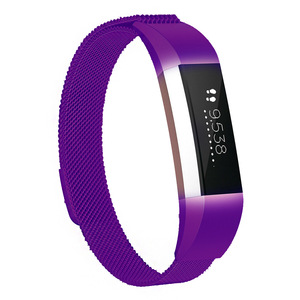 Wholesale Magnetic <strong>Loop</strong> Metal <strong>Milanese</strong> Watch <strong>Strap</strong> Compatible with <strong>Fitbit</strong> Alta/Altahr Smart Watch Bands - Product Image 2