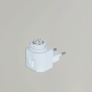 GL-082-4led chủ ổ cắm cho nhựa Ổ cắm trang trí giữ đèn với <span class=keywords><strong>Led</strong></span> chuyển cắm trong ánh sáng ban đêm - Product Image 1