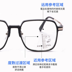 แว่นสายตาอ่านหนังสือทรงบางปี <span class=keywords><strong>2026</strong></span> ป้องกันแสงสีฟ้า เปลี่ยนสีอัตโนมัติ กรอบสี่เหลี่ยม เลนส์พีซี สำหรับสายตายาว มีสินค้าพร้อมส่ง - Product Image 2