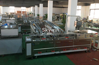 220v/50hz Automatique PLC Écran Tactile Contrôlée De Remplissage De Crème Biscuit Sandwich Emballage Machine