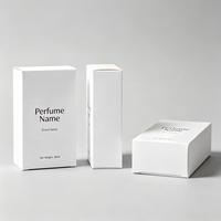 Boîte à parfum en papier pliable personnalisée, emballage cosmétique de luxe pour flacon de parfum de 30 ml et 50 ml