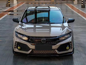 Автомобильные бамперы для Honda Civic 2016-2028 хэтчбек седан обновленные комплекты кузова нового типа <span class=keywords><strong>R</strong></span> Style передний бампер с решеткой передние комплекты - Product Image 6