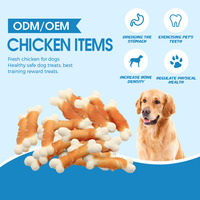 Friandises pour chiens en bâtonnets de poulet séché naturel, saines, pour l'entraînement et la santé dentaire, marque privée OEM, pour toutes les tailles de chiens