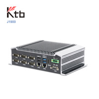 Fábrica KTB al por mayor ordenador sin ventilador j1900 j6412 j4125 N100 12V 60W I3 i5 i7 Intel industrial integrado mini pc