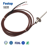 Thermocouple Feilong haute température 0-600°C WRJ-491 avec sonde à bride