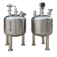 Cuve de mélange STARK isolée et chauffée à double enveloppe 200L, mélangeur émulsifiant en acier inoxydable pour cosmétiques 200 L