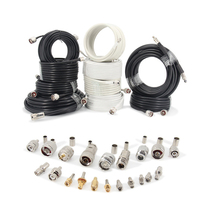 Câble coaxial RF à faible perte LMR 400 câble audio numérique mince avec matériau en cuivre longueur 40M