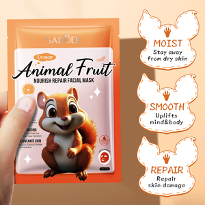 Mascarilla Facial de Vitamina E con Extracto de <span class=keywords><strong>Ardilla</strong></span> Naranja, Esencia Hidratante para Comercio Exterior Transfronterizo, Producto Nutritivo para la Piel - Product Image 3