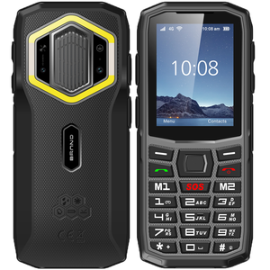 IP68/ip69k gồ ghề tính năng điện thoại di động với SOS/Cắm trại ánh sáng/ánh sáng khẩn cấp, 3000 mAh pin lớn, 4G cơ bản điện thoại di động - Product Image 1