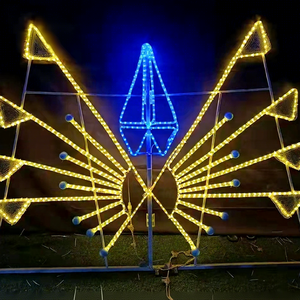 Custom Outdoor Christmas Lamp <b>Post</b> <b>Lighting</b> Motif for Roadside Plaza Garden Holiday Decoration Commercial Landscape Project - Product Image 1