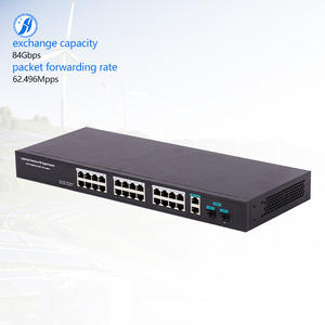 Meilleure vente commutateur POE Gigabit complet 24 + 2 + 2SFP Ports Transmission de données pour les réseaux d'alarme de sécurité des kiosques numériques des centres commerciaux - Product Image 2