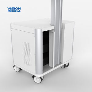 Xe Đẩy Có Thể Điều Chỉnh Chiều Cao Cho Camera Nội Soi Xe Đẩy Y Tế Với VESA Mounts Tư Vấn Từ Xa Xe Đẩy Thiết Bị Ghi Âm - Product Image 6