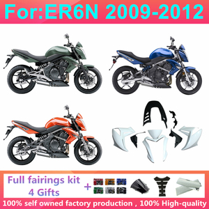 Kit de carénage complet moulé par injection pour moto, compatible avec KAWASAKI ER6N <span class=keywords><strong>ER</strong></span>-<span class=keywords><strong>6N</strong></span> <span class=keywords><strong>ER</strong></span> <span class=keywords><strong>6N</strong></span> 2009 <span class=keywords><strong>2010</strong></span> 2011 2012 09 10 11 12, kit de carénages Zxmt - Product Image 1