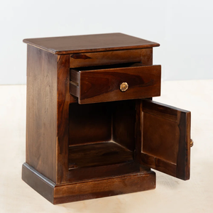 Mesa de Noche de Madera MDF Tradicional, Multifuncional, Ecológica, Sólida, Hecha a Medida, Muebles Duraderos para Dormitorio de Apartamento - Product Image 1