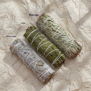 Paquete de aromaterapia de salvia blanca de California, cedro, lavanda <span class=keywords><strong>y</strong></span> hierba azul, para purificar el espacio, madera sagrada, aire fresco, portátil, nuevo - Product Image 1