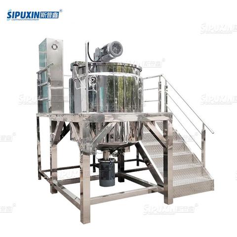 1 Liter Stainless Steel Electrically-Heated Homogenized Stirring Pot for Cosmetic Production Essential Motor Gear Components