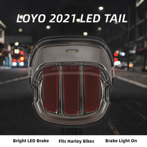 Luz Trasera LED LOYO 2013 para Motocicleta Softail Deluxe Modelo LY-HLTL-005 12V, Luces de Freno - Product Image 4